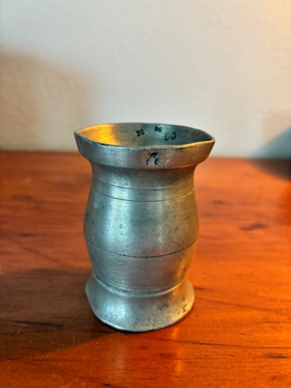 Vintage Pewter Spirit Bar Measure (Jigger)